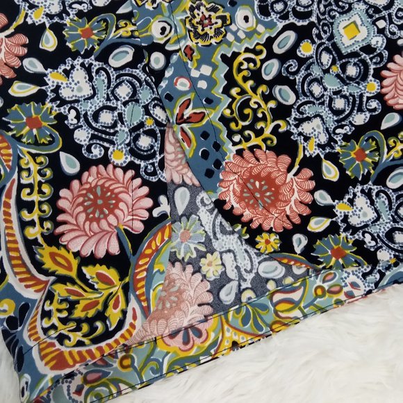 NWT LOFT Floral Paisley Print Skirt Small - Picture 3 of 12